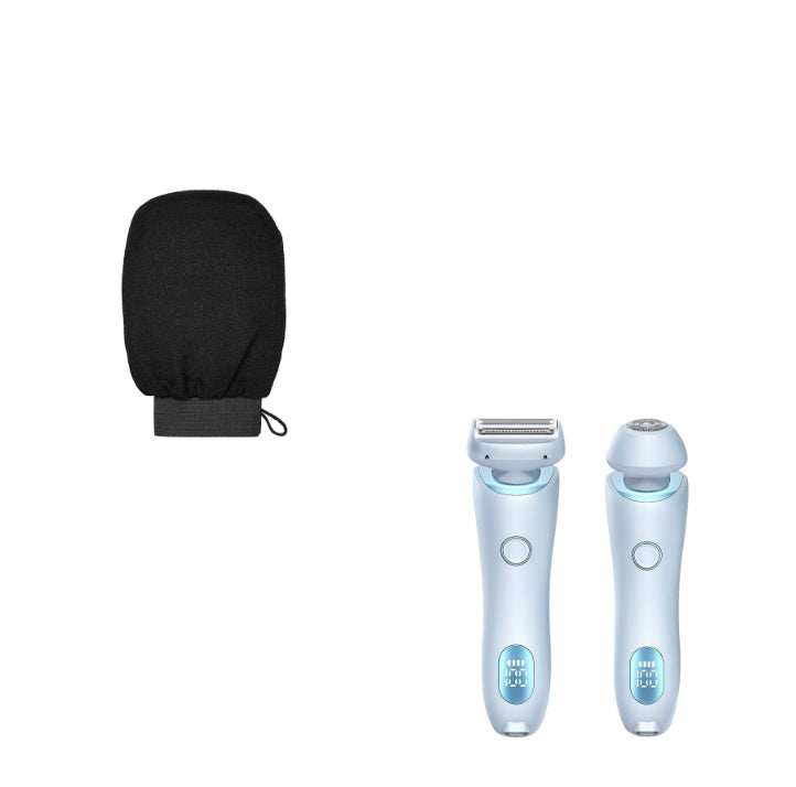 2 In 1 Hair Removal Epilator USB Rechargeable Trimmer Women Body Razor Face Leg Armpit Bikini Hand Pubic Shaver Hair Remover Harmonyforall.de