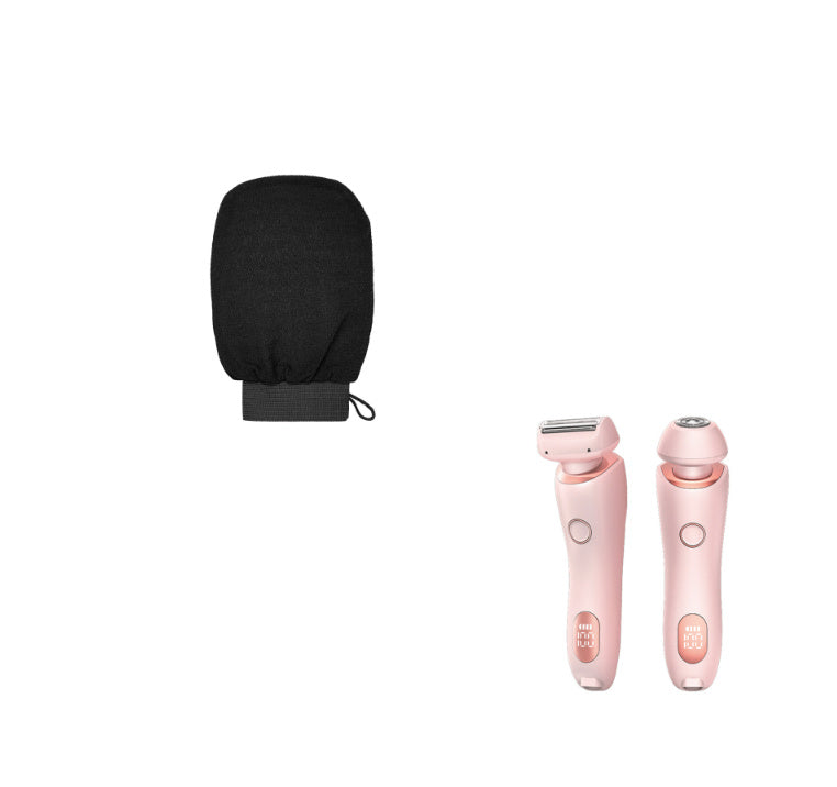 2 In 1 Hair Removal Epilator USB Rechargeable Trimmer Women Body Razor Face Leg Armpit Bikini Hand Pubic Shaver Hair Remover Harmonyforall.de