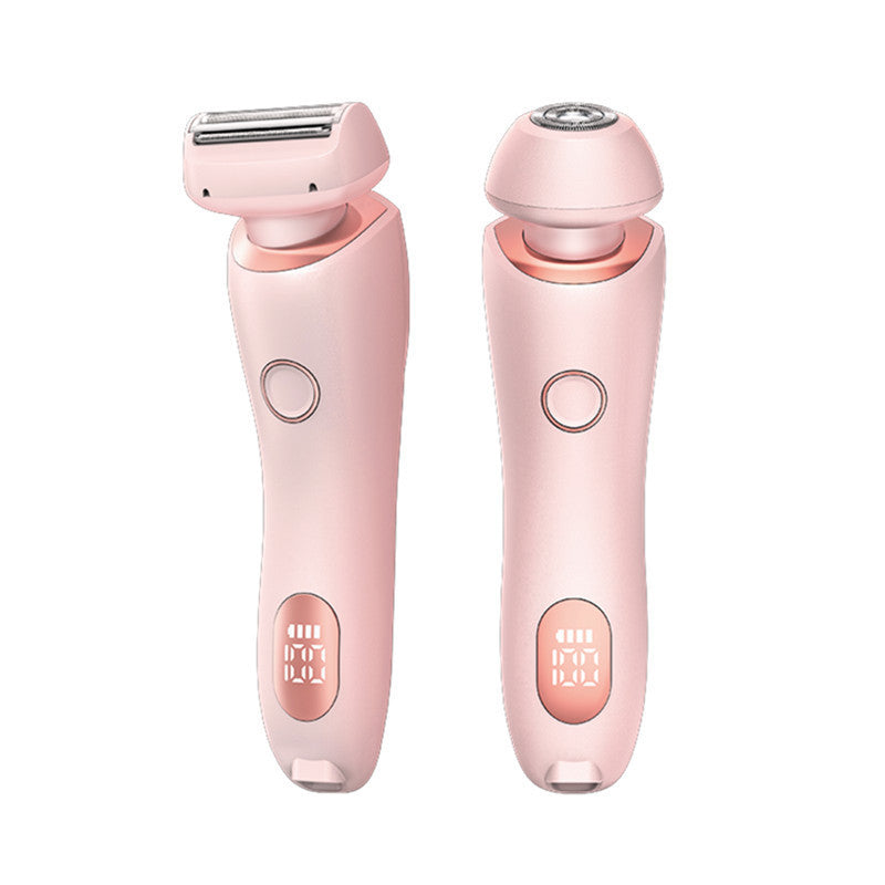 2 In 1 Hair Removal Epilator USB Rechargeable Trimmer Women Body Razor Face Leg Armpit Bikini Hand Pubic Shaver Hair Remover Harmonyforall.de