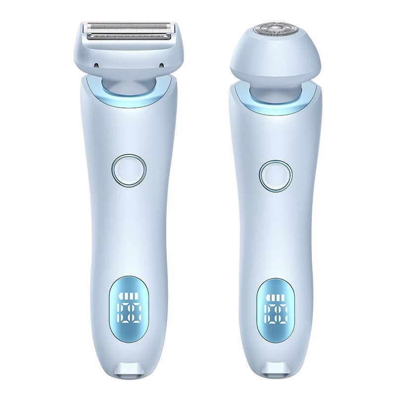 2 In 1 Hair Removal Epilator USB Rechargeable Trimmer Women Body Razor Face Leg Armpit Bikini Hand Pubic Shaver Hair Remover Harmonyforall.de
