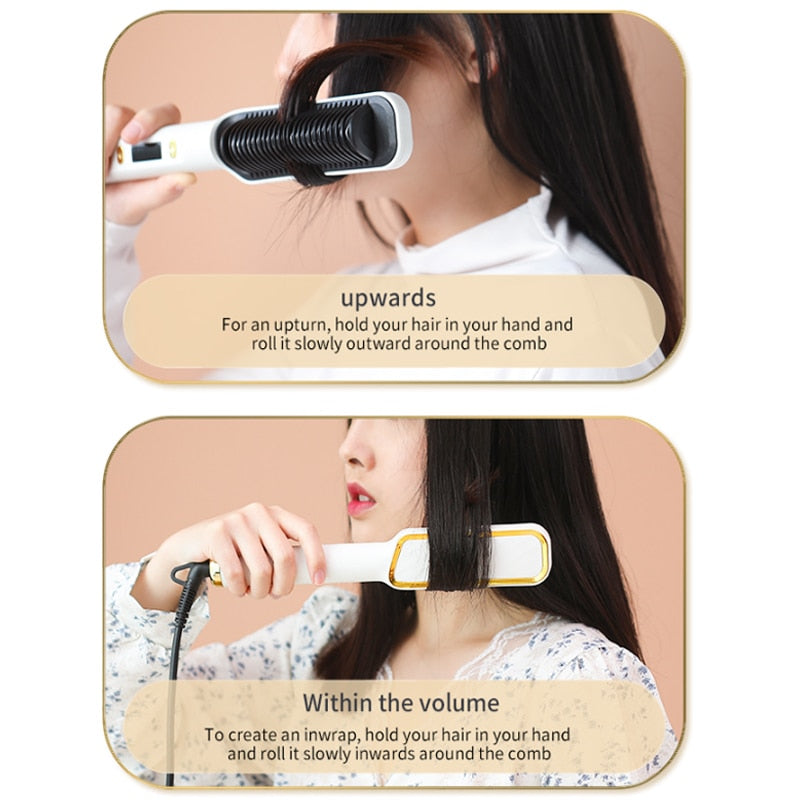 Stacy Hair Straightening Brush Harmony Haven