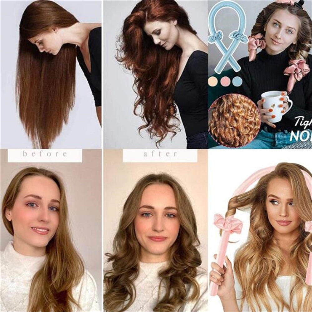 Headband Lazy Hair Curlers Hair Styling Harmony Haven