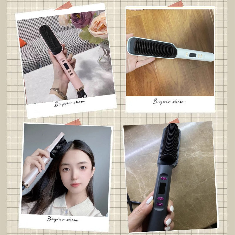 Stacy Hair Straightening Brush Harmony Haven